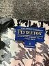 Pendleton 100% Polyester Houndstooth Silver Long Sleeve Blouse Size 8 - photo 7