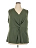 Alfani Green Sleeveless Blouse Size 3X - photo 1