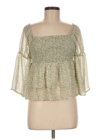 Crave Fame By Almost Famous 3/4 Sleeve Blouse (view 1)