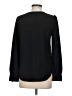 J.Crew 100% Polyester Black Long Sleeve Blouse Size XS - photo 2