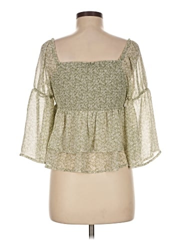 Crave Fame By Almost Famous 3/4 Sleeve Blouse (view 2)