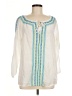 Vineyard Vines Ivory 3/4 Sleeve Blouse Size M - photo 1
