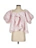 Caroline Constas 100% Polyester Pink Short Sleeve Blouse Size XXS (estimated) - photo 1