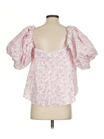 Caroline Constas Short Sleeve Blouse (view 2)
