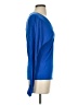 BCBGMAXAZRIA 100% Modal Blue Long Sleeve Top Size XS - photo 4