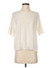 Pull&Bear Ivory Short Sleeve T-Shirt Size S - photo 1
