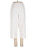 Basic Editions Solid Ivory Casual Pants Size 2X - photo 1