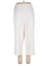 Basic Editions Solid Ivory Casual Pants Size 2X - photo 2
