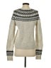 Artisan NY Chevron-herringbone Gray Pullover Sweater Size S - photo 2