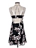 Express 100% Polyester Floral Black Cocktail Dress Size 2 - photo 2