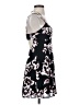 Express 100% Polyester Floral Black Cocktail Dress Size 2 - photo 4