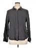 Splendid Houndstooth Gray Long Sleeve Button-Down Shirt Size XL - photo 1