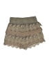Whisper Chevron-herringbone Gold Skort Size M - photo 2
