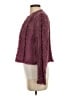 Albert Nipon 100% Acetate Burgundy Jacket Size 2 - photo 5