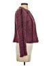 Albert Nipon 100% Acetate Burgundy Jacket Size 2 - photo 4