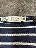 Carve Designs 100% Organic Cotton Stripes Blue Pullover Sweater Size S - photo 7