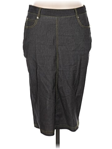 ABS Allen Schwartz Denim Skirt (view 1)
