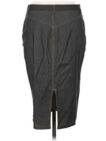 ABS Allen Schwartz Denim Skirt (view 2)