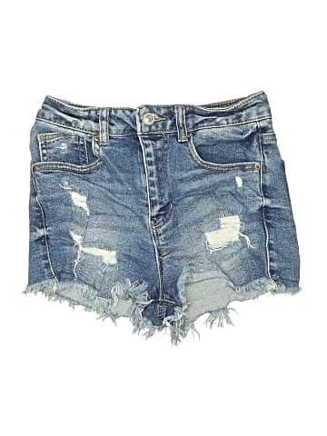 Wax Jean Denim Shorts (view 1)