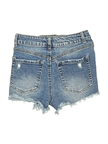 Wax Jean Denim Shorts (view 2)