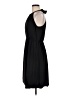 Theory 100% Polyester Solid Black Cocktail Dress Size M - photo 5