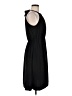 Theory 100% Polyester Solid Black Cocktail Dress Size M - photo 4