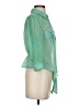 Mine Polka Dots Green 3/4 Sleeve Blouse Size S - photo 4