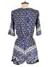 Lovers + Friends 100% Rayon Paisley Blue Romper Size S - photo 2
