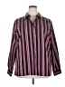 Foxcroft Stripes Pink Long Sleeve Blouse Size 20 - photo 1