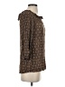 Millibon 100% Rayon Brown 3/4 Sleeve Blouse Size S - photo 4