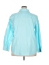Foxcroft Teal 3/4 Sleeve Button-Down Shirt Size 18 - photo 2