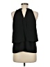 Lovemarks 100% Polyester Black Sleeveless Blouse Size M - photo 2