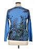 Appropriate Behavior 100% Polyester Blue Long Sleeve T-Shirt Size 1X - photo 2
