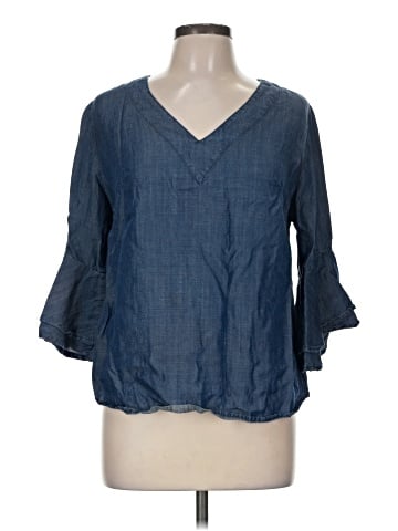 Allison Joy 3/4 Sleeve Blouse (view 1)