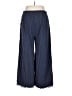Umgee Stripes Blue Linen Pants Size XL - photo 2