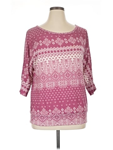 Fashion Bug 3/4 Sleeve T-Shirt (view 1)