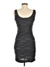 Soprano 100% Polyester Gray Cocktail Dress Size M - photo 2