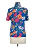 Anatomie Floral Blue Short Sleeve Blouse Size M - photo 2