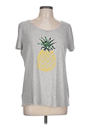 Ann Taylor Factory Short Sleeve T-Shirt (view 1)