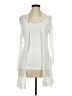 Grace Elements 100% Rayon White Cardigan Size L - photo 1