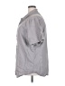 dip 100% Cotton Solid Gray Short Sleeve Button-Down Shirt Size XXL - photo 5