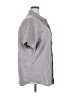 dip 100% Cotton Solid Gray Short Sleeve Button-Down Shirt Size XXL - photo 4