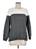 Elizabeth & Clarke Color Block Gray Pullover Sweater Size 6 - photo 1