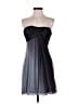 Xscape 100% Polyester Gray Black Cocktail Dress Size 6 - photo 1