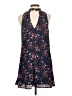 Alya 100% Polyester Floral Blue Casual Dress Size S - photo 2