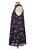 Alya 100% Polyester Floral Blue Casual Dress Size S - photo 5