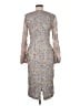 Xscape Silver Cocktail Dress Size 6 - photo 2