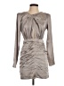 ASTR The Label Metallic Gray Cocktail Dress Size S - photo 1