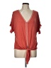 Max Studio Red Short Sleeve T-Shirt Size L - photo 1