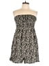 Pure Energy 100% Rayon Animal Print Black Romper Size 2X - photo 1